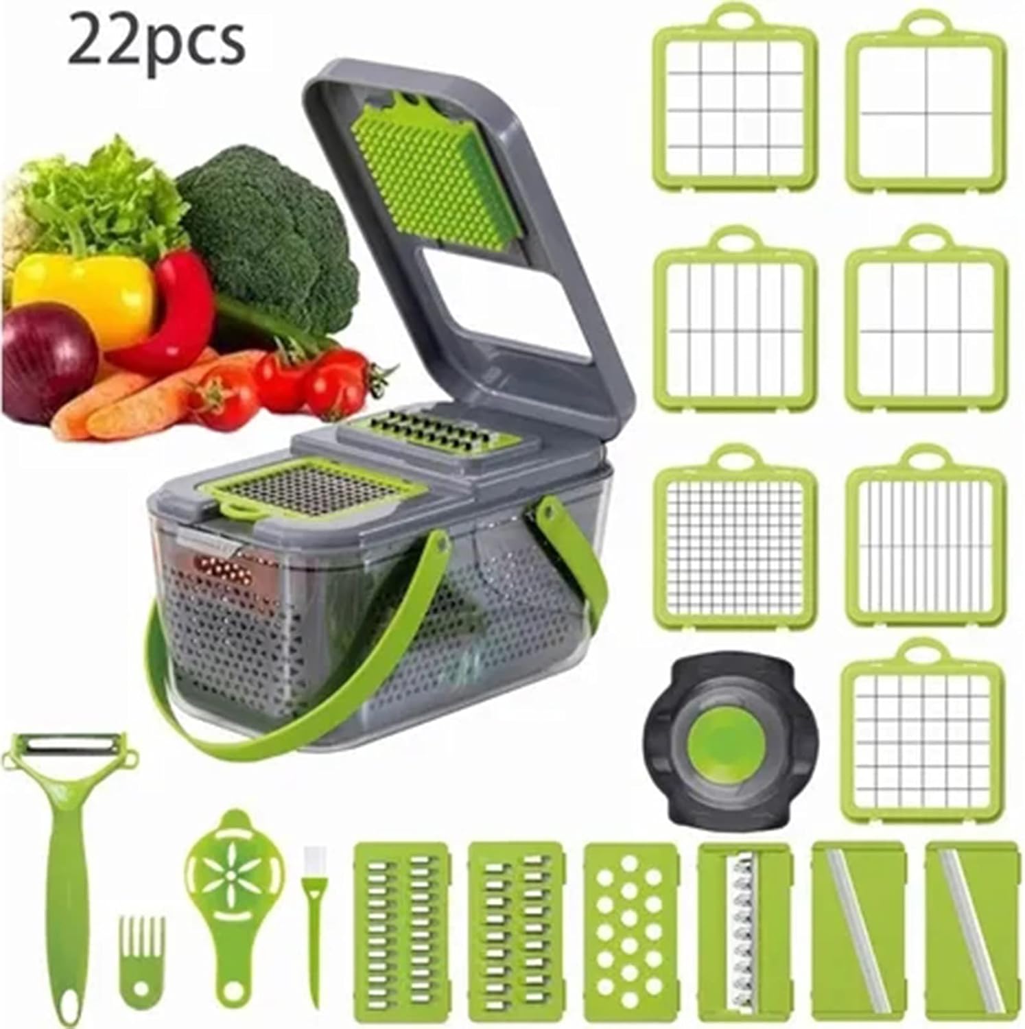 Coupe-légumes multifonctionnel 22 en 1 - Kora Market 